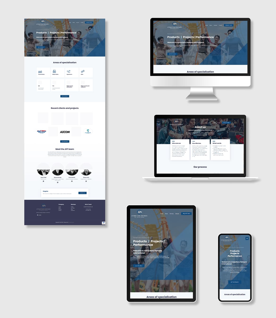 Attractions Partners Website Design & Development