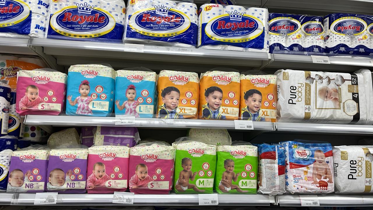 Cuddly Diapers In-Store Presence
