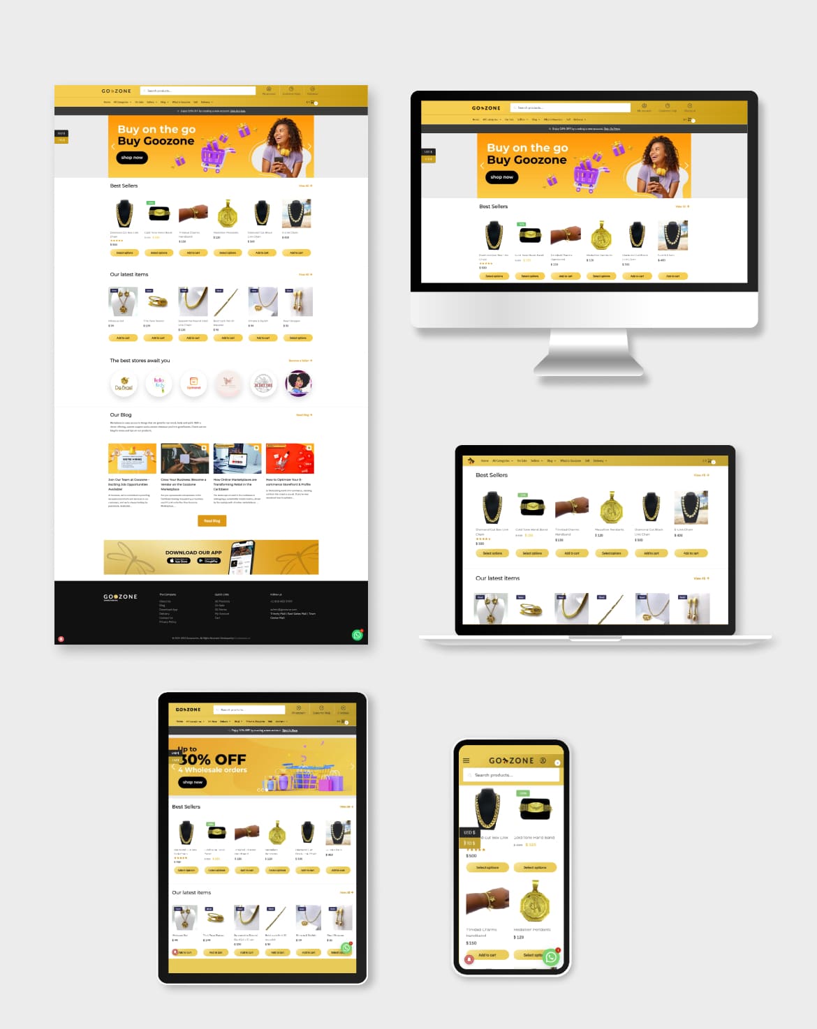 Goozone E-commerce Website