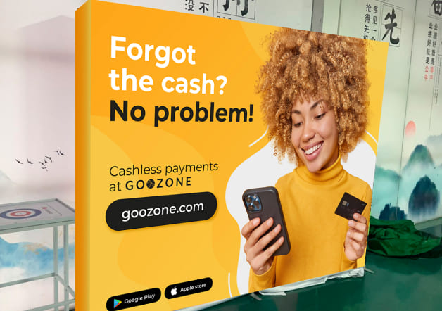 Goozone POP Branding Material