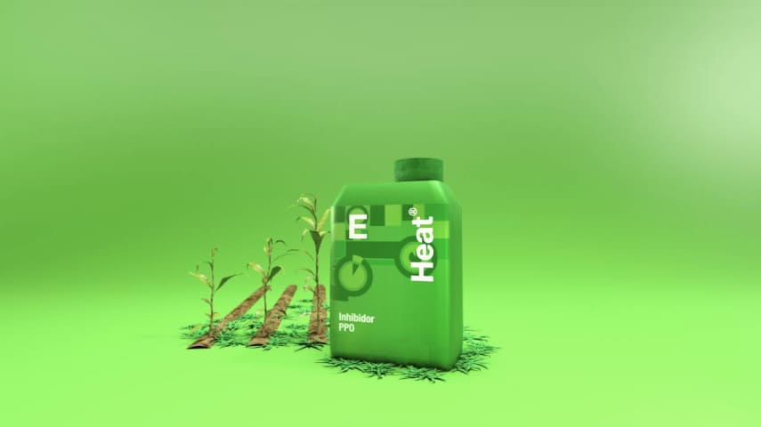 Heat Herbicida Animación 3D del producto