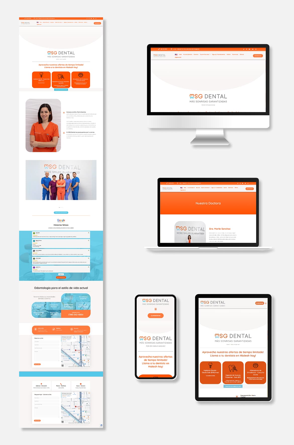MSG Dental Website Design & Development