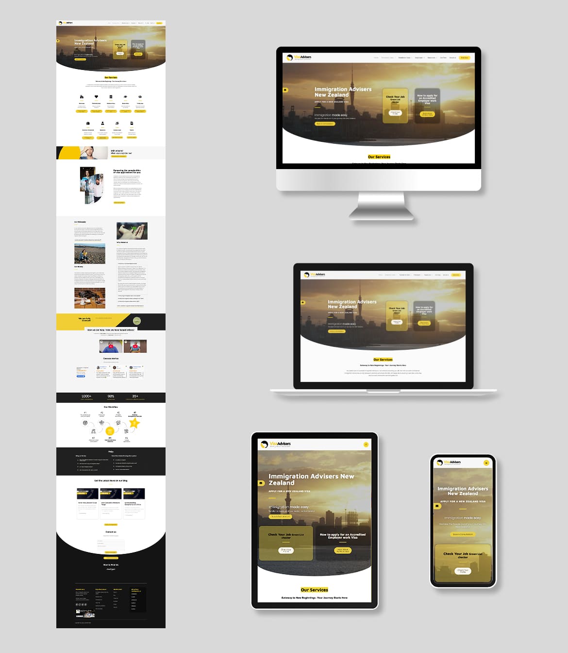 Visa Advisers Web Design & Development